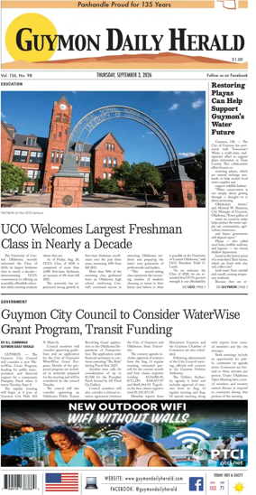 Cover of Guymon Daily Herald