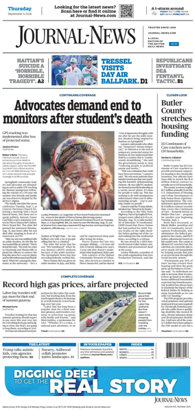 Cover of Hamilton Journal News