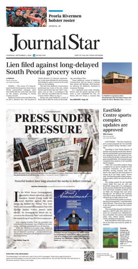 Cover of Journal Star (Peoria)