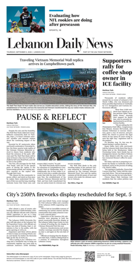 Cover of Lebanon Daily News