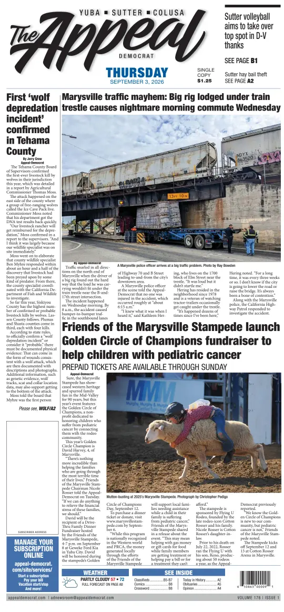 Cover of Marysville Appeal-Democrat