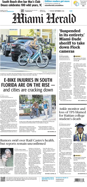 Cover of Miami Herald