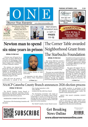Cover of Observer News Enterprise