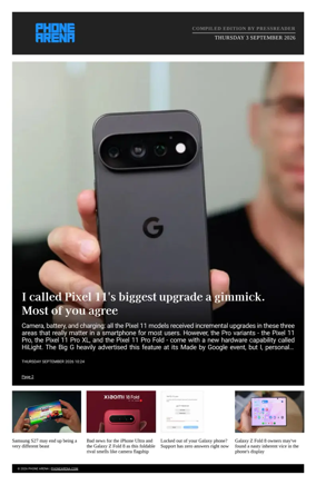 Cover of Phone Arena - Compiled Edition