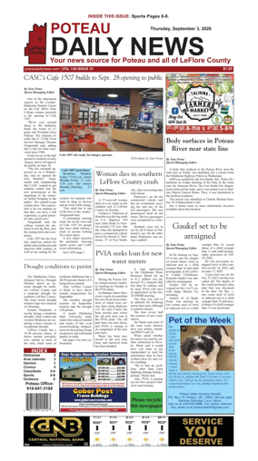 Cover of Poteau Daily News