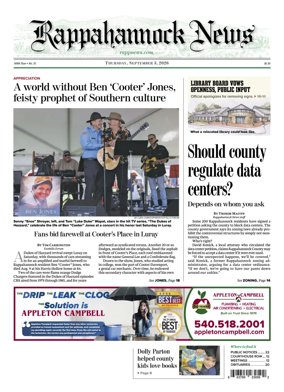 Cover of Rappahannock News