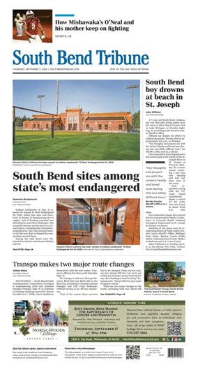 Cover of South Bend Tribune