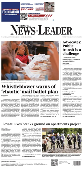Cover of Springfield News-Leader