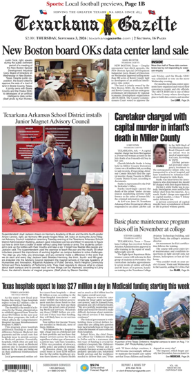 Cover of Texarkana Gazette