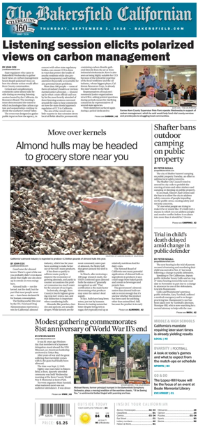 Cover of The Bakersfield Californian
