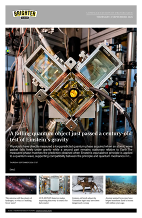 Cover of The Brighter Side of News