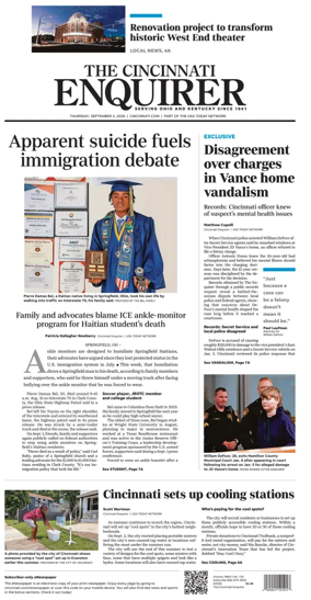 Cover of The Cincinnati Enquirer
