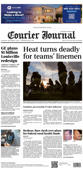 Cover of The Courier-Journal (Louisville)