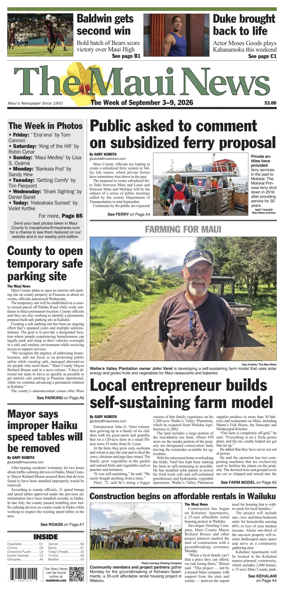 Cover of The Maui News
