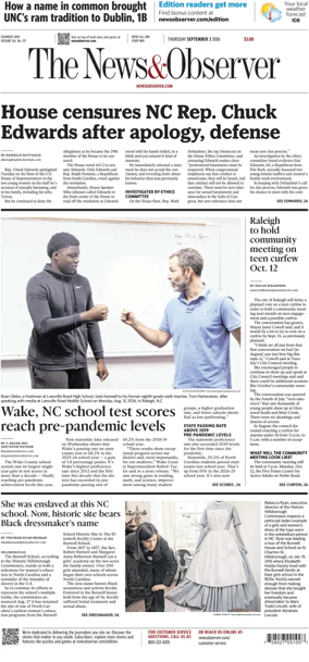 Cover of The News & Observer