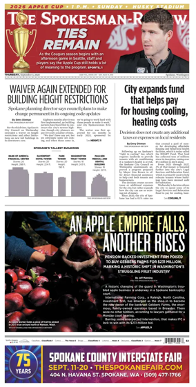 Cover of The Spokesman-Review (Spokane)