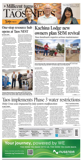 Cover of The Taos News