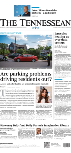 Cover of The Tennessean