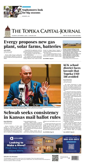 Cover of The Topeka Capital-Journal