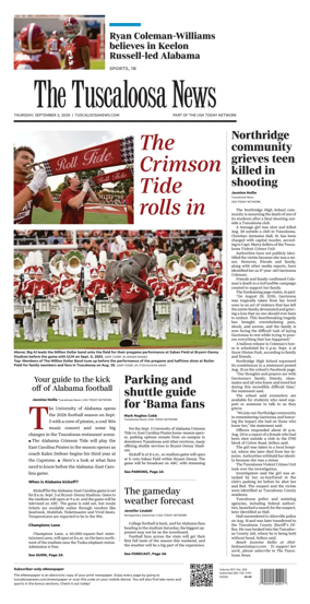 Cover of The Tuscaloosa News