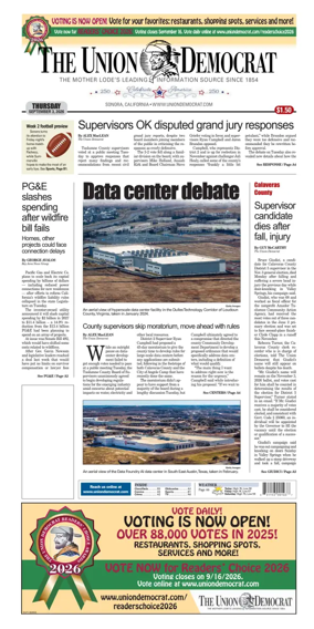 Cover of The Union Democrat