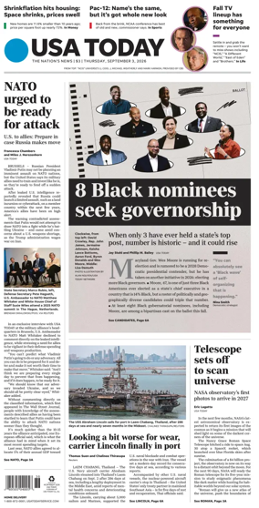 Cover of USA TODAY US Edition