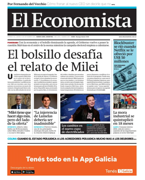 Cover of El Economista (Argentina)