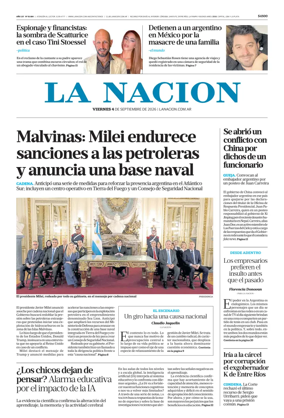 Cover of La Nacion