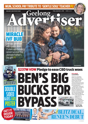 Cover of Geelong Advertiser