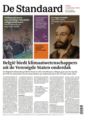 Cover of De Standaard