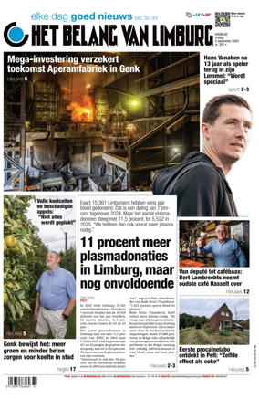 Cover of Het Belang van Limburg