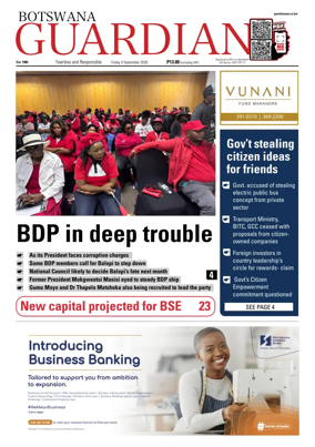 Cover of Botswana Guardian