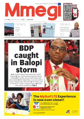 Cover of Mmegi