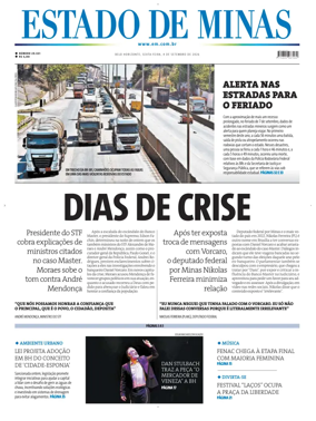 Cover of Estado de Minas (Brazil)