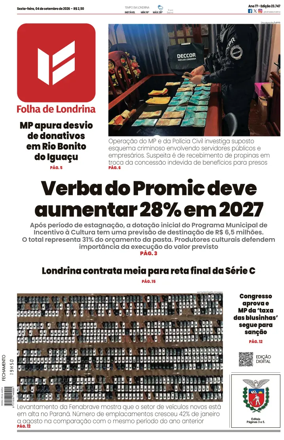 Cover of Folha de Londrina