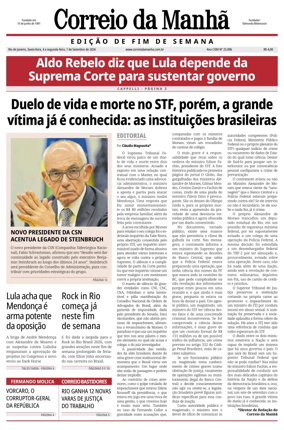 Cover of Jornal Correio da Manha
