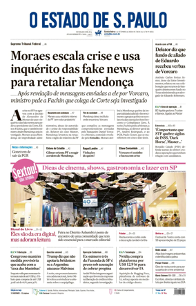 Cover of O Estado de S. Paulo