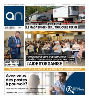 Cover of Acadie Nouvelle