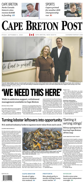 Cover of Cape Breton Post