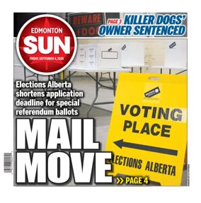 Cover of Edmonton Sun