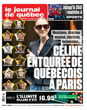Cover of Le Journal de Quebec