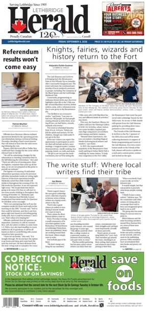Cover of Lethbridge Herald