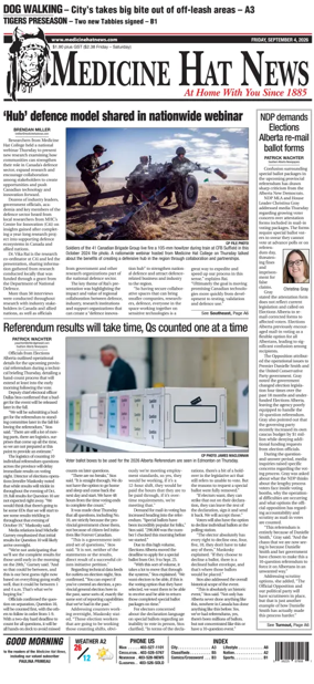 Cover of Medicine Hat News