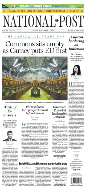 Cover of National Post - (Latest Edition)