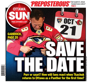 Cover of Ottawa Sun