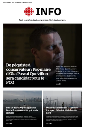 Cover of Radio-Canada Info