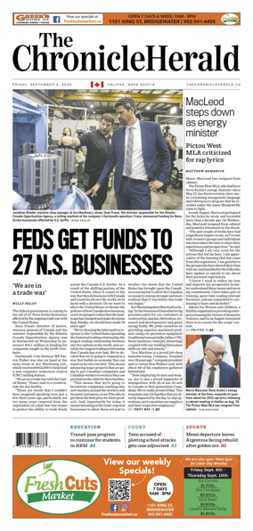 Cover of The Chronicle Herald (Metro)