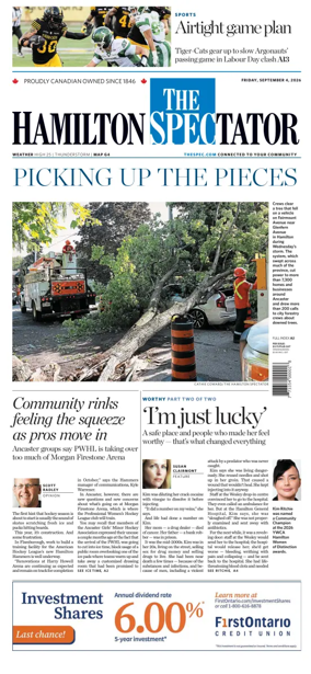 Cover of The Hamilton Spectator