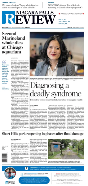 Cover of The Niagara Falls Review