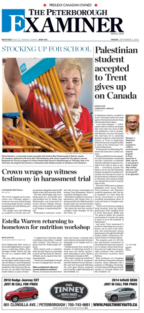 Cover of The Peterborough Examiner